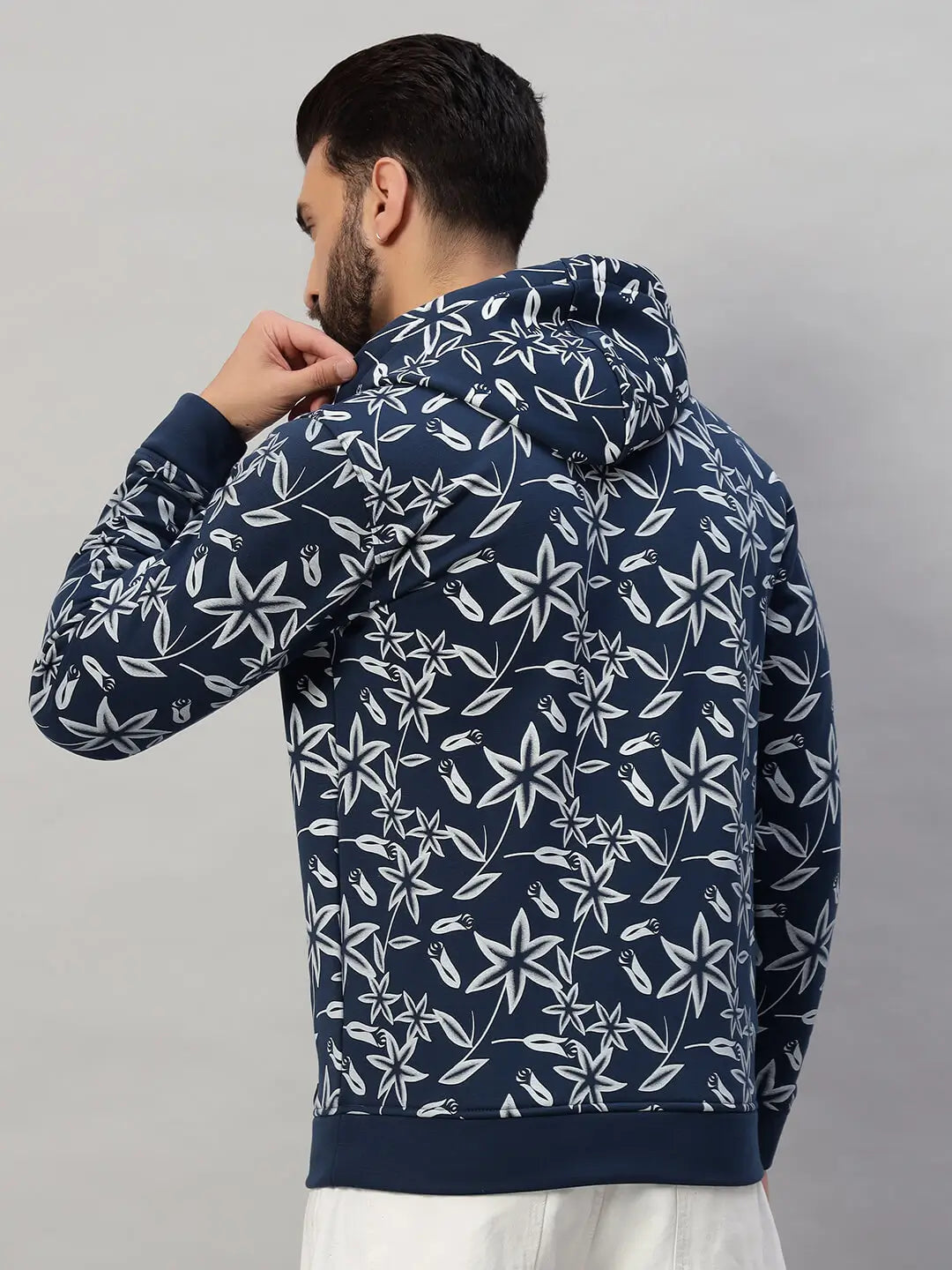 Hooded Printed Sweatshirt [B-4059]