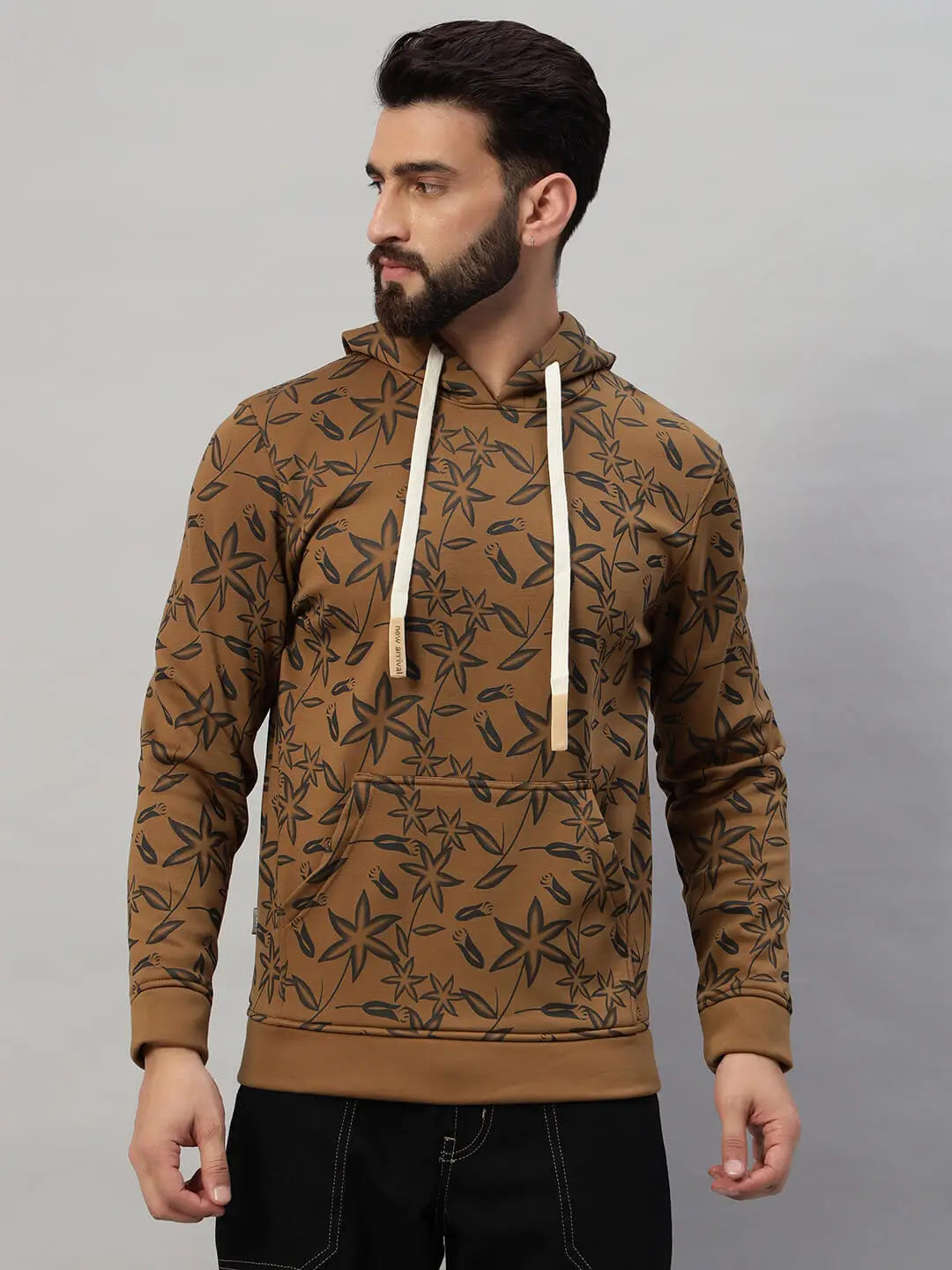 Hooded Printed Sweatshirt [B-4059]