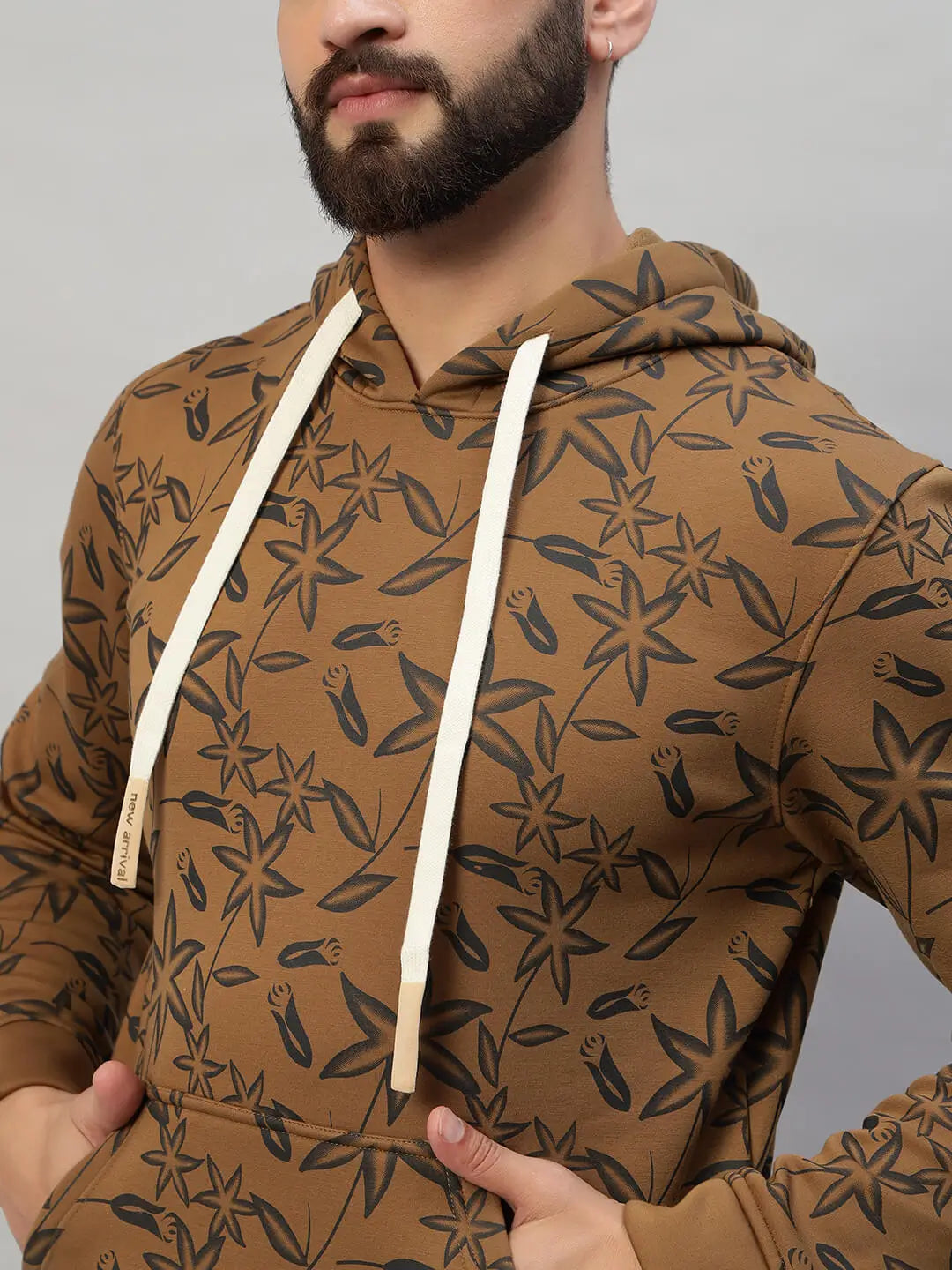 Hooded Printed Sweatshirt [B-4059]