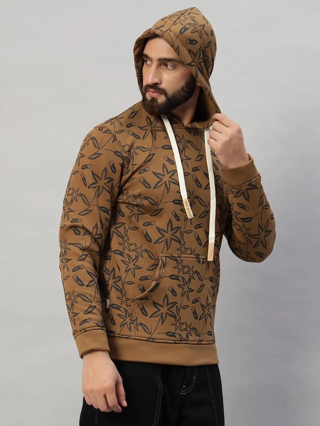 Hooded Printed Sweatshirt [B-4059]