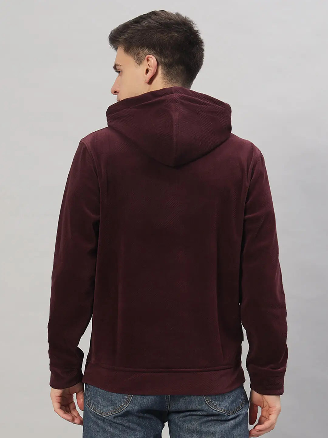 Hooded Printed Sweatshirt [F-3819]