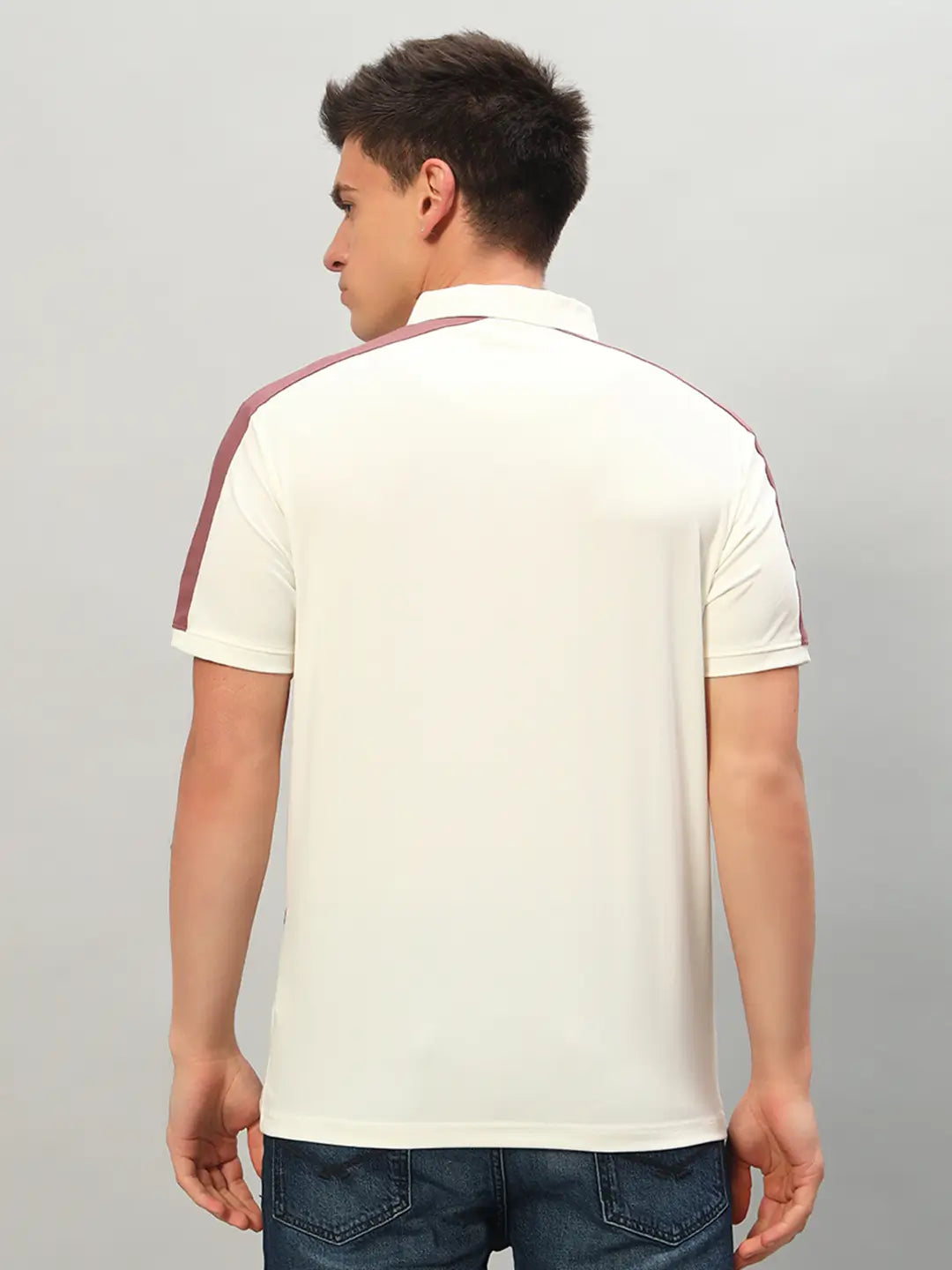 Edge Panel Polo Shirt [J-5440]