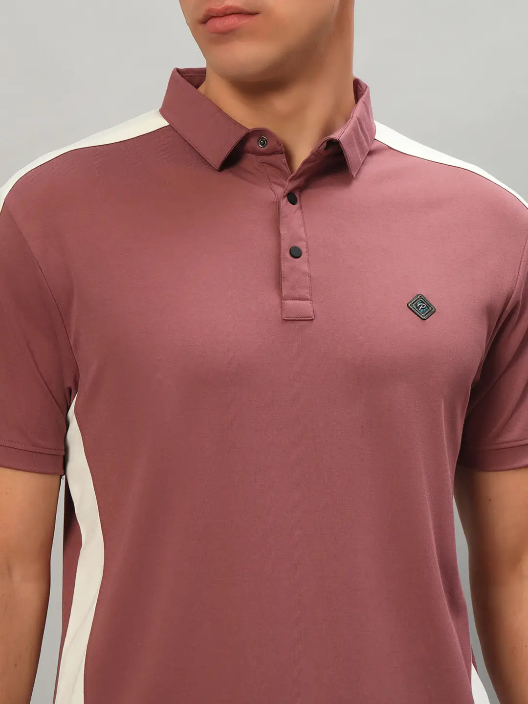 Edge Panel Polo Shirt [J-5440]