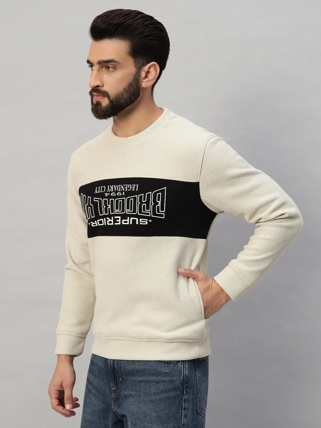 Velour Designer Sweatshirt [L-3974]