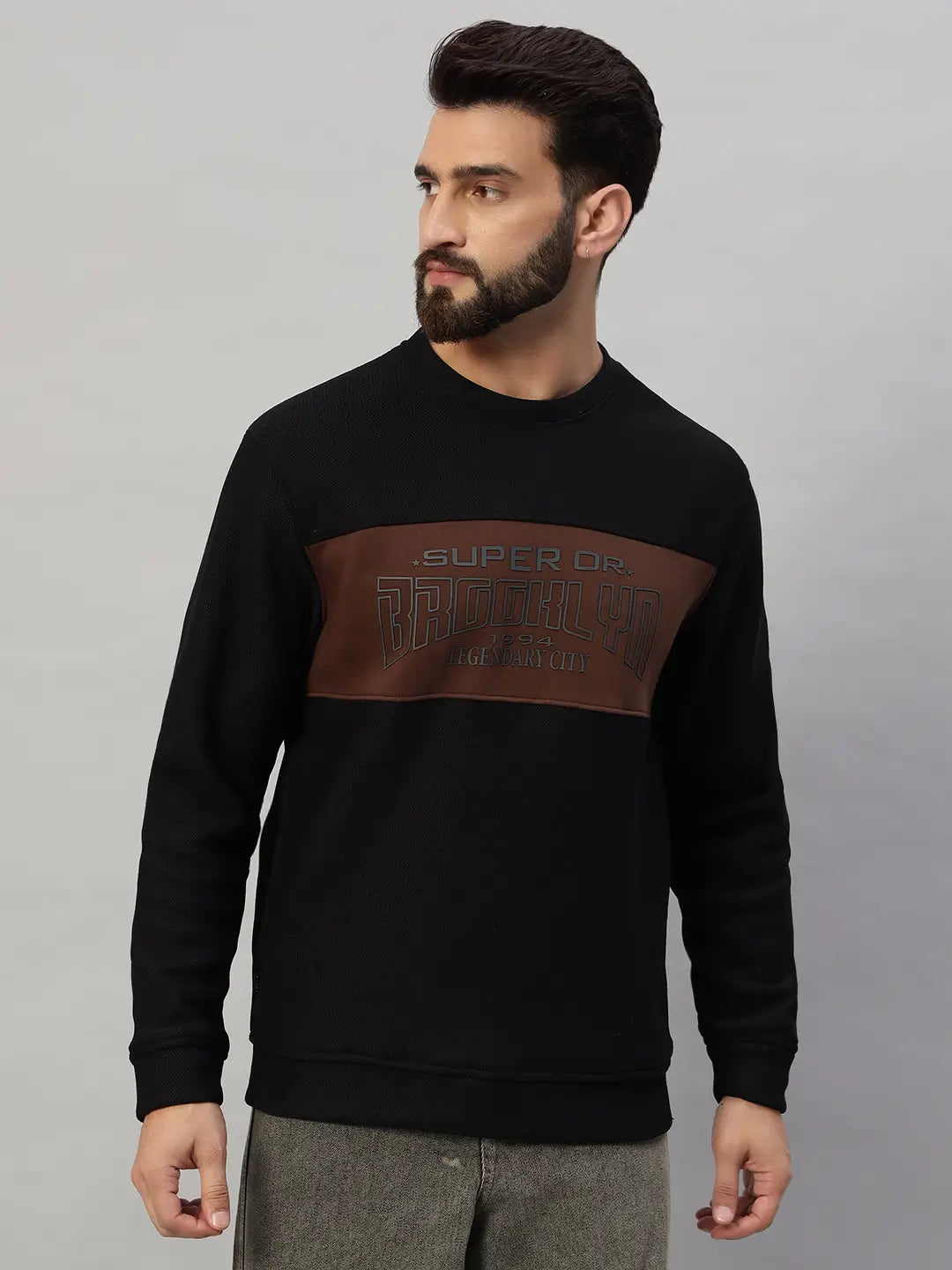 Velour Designer Sweatshirt [L-3974]