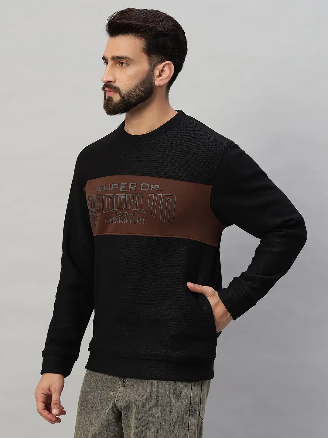 Velour Designer Sweatshirt [L-3974]