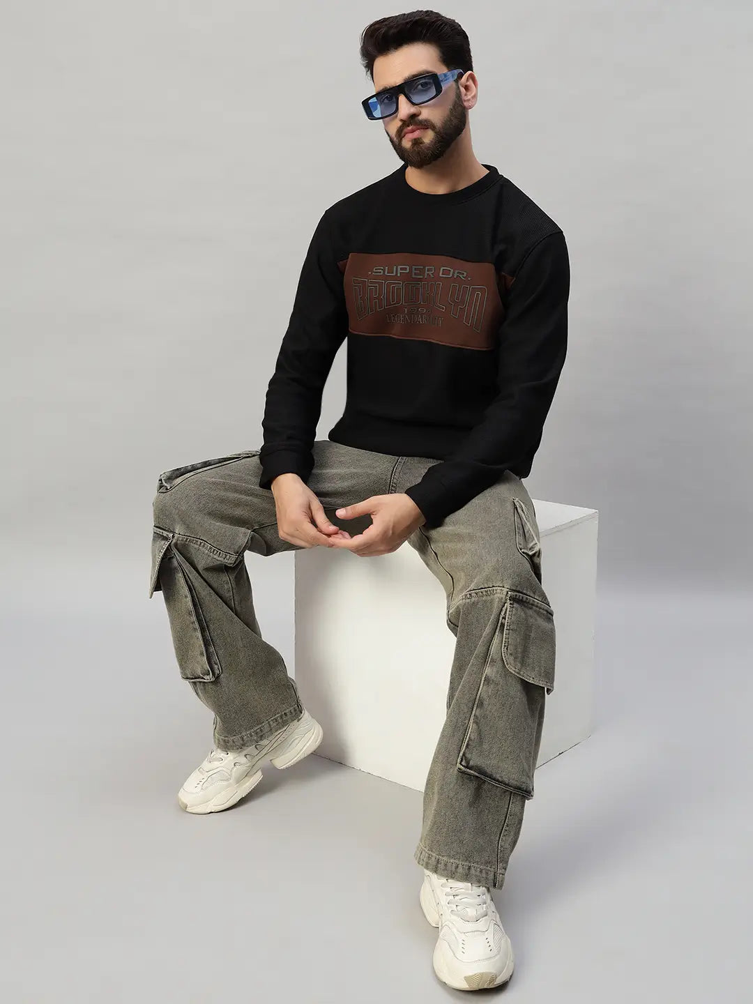 Velour Designer Sweatshirt [L-3974]
