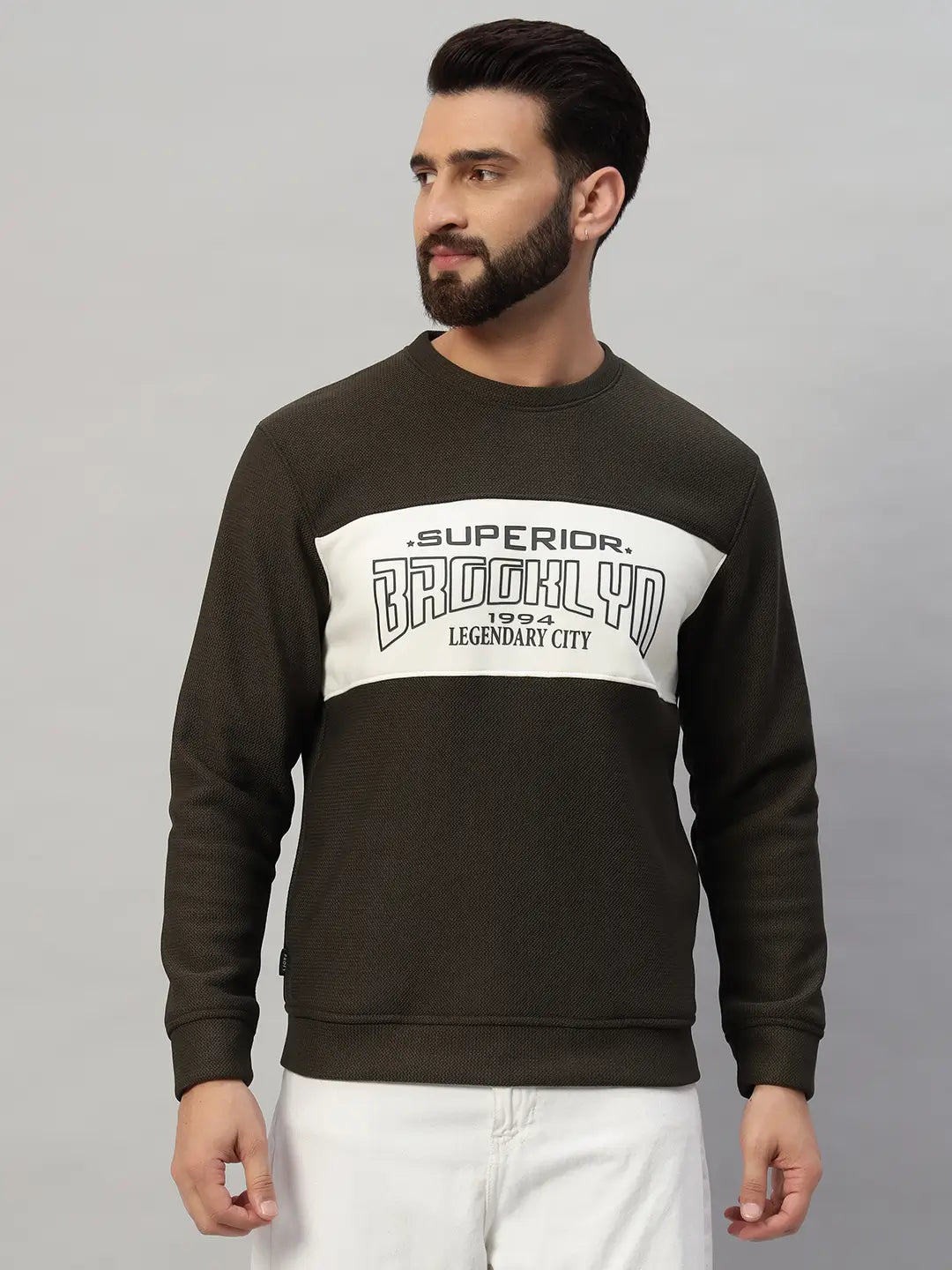 Velour Designer Sweatshirt [L-3974]
