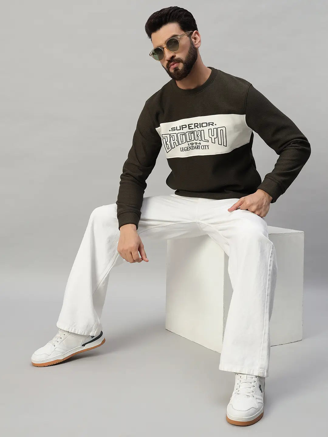 Velour Designer Sweatshirt [L-3974]