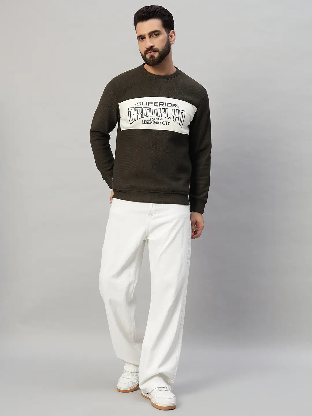 Velour Designer Sweatshirt [L-3974]
