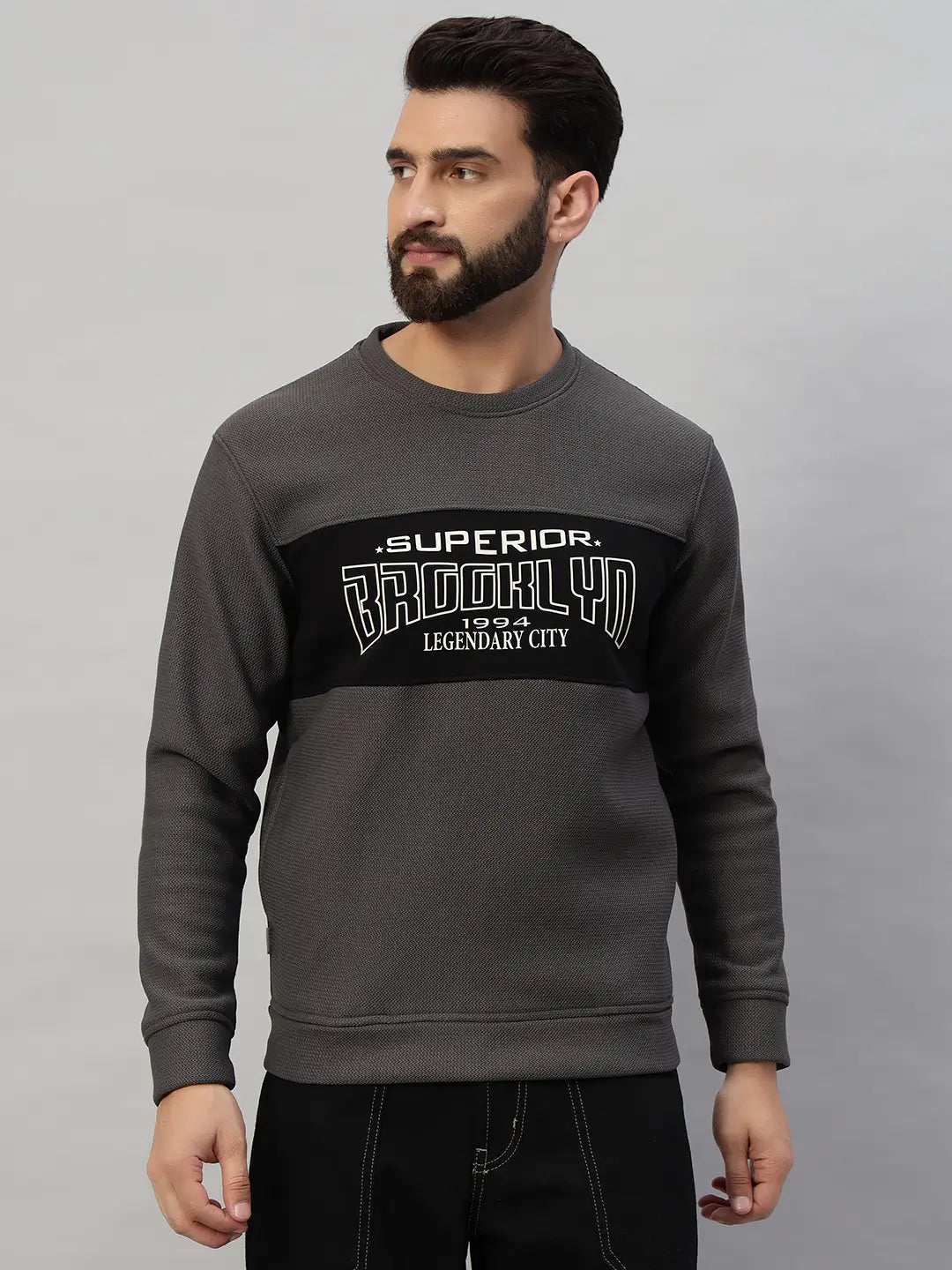 Velour Designer Sweatshirt [L-3974]