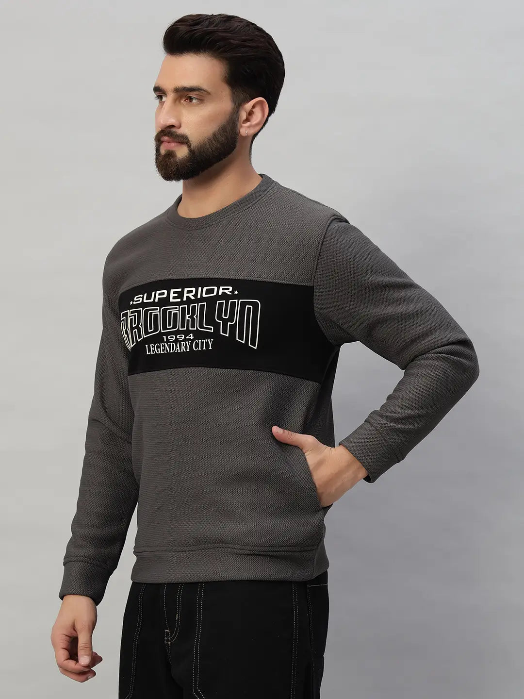 Velour Designer Sweatshirt [L-3974]