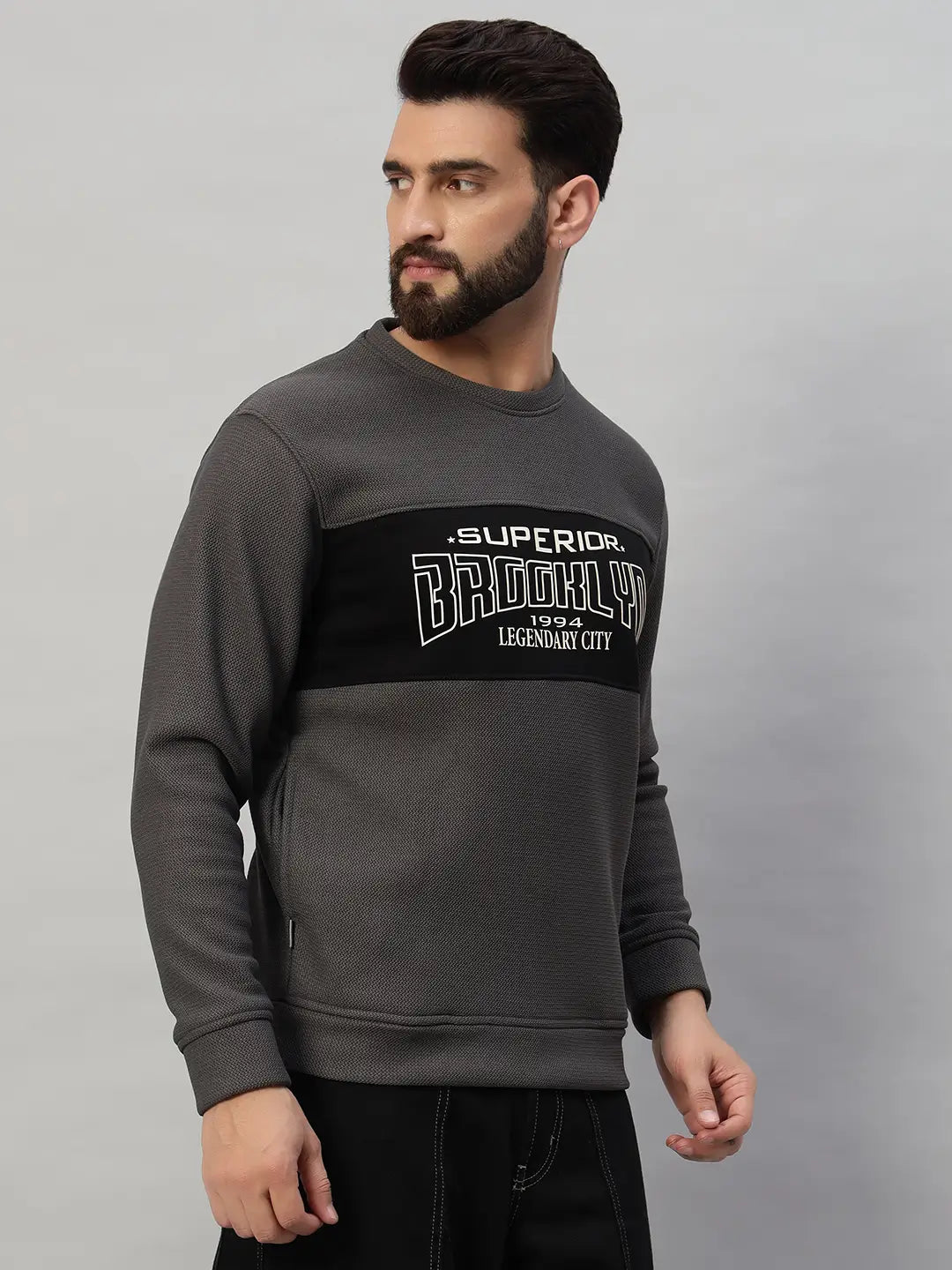 Velour Designer Sweatshirt [L-3974]
