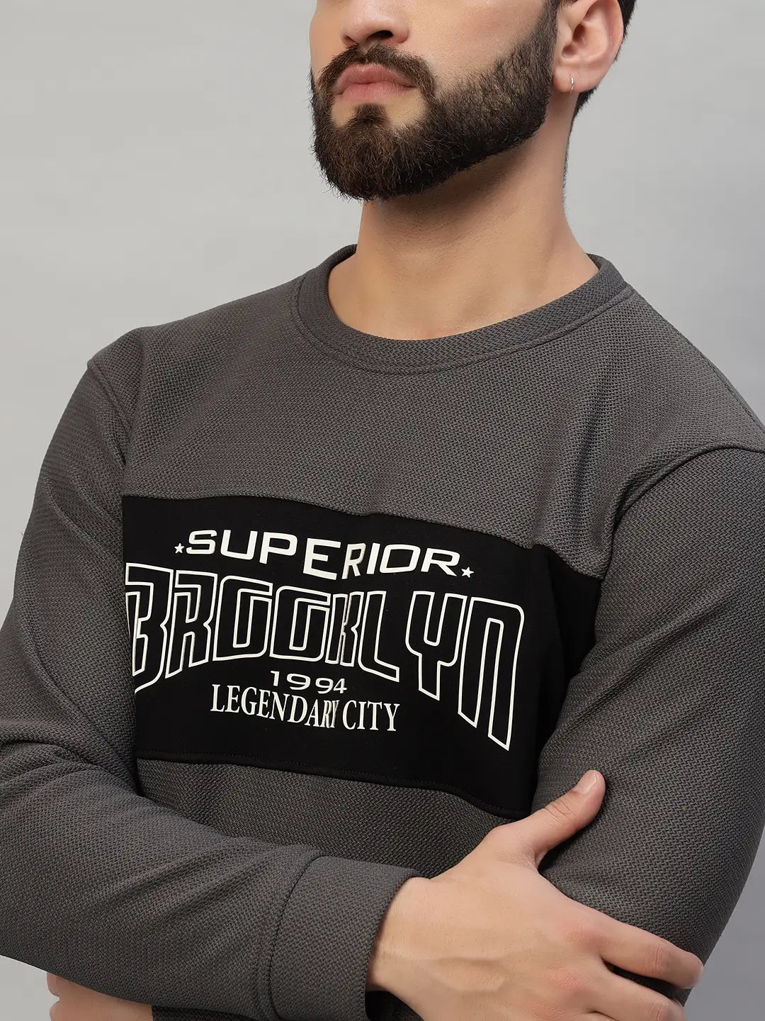 Velour Designer Sweatshirt [L-3974]