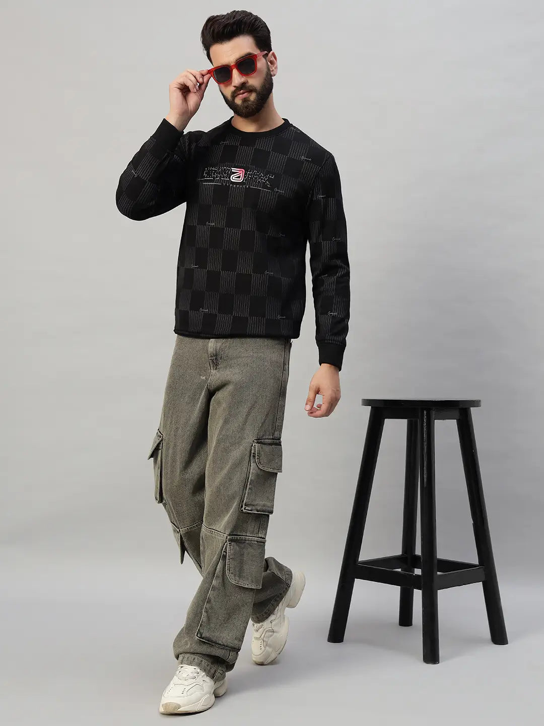 Velour Designer Sweatshirt [O-3871]
