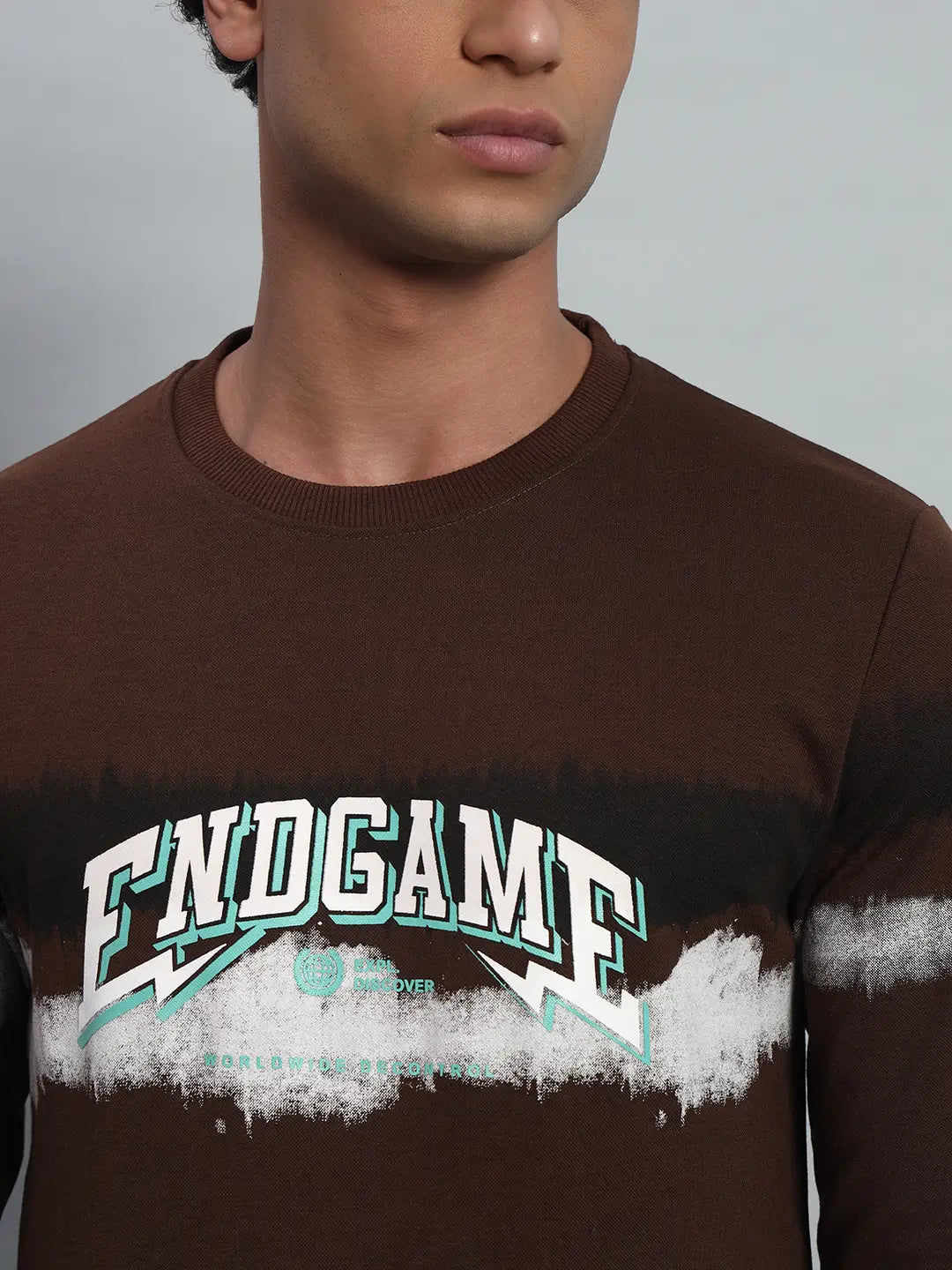 Printed Round Neck Sweatshirt [PW-JE-137]