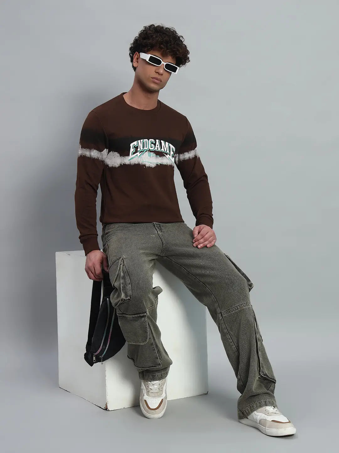 Printed Round Neck Sweatshirt [PW-JE-137]