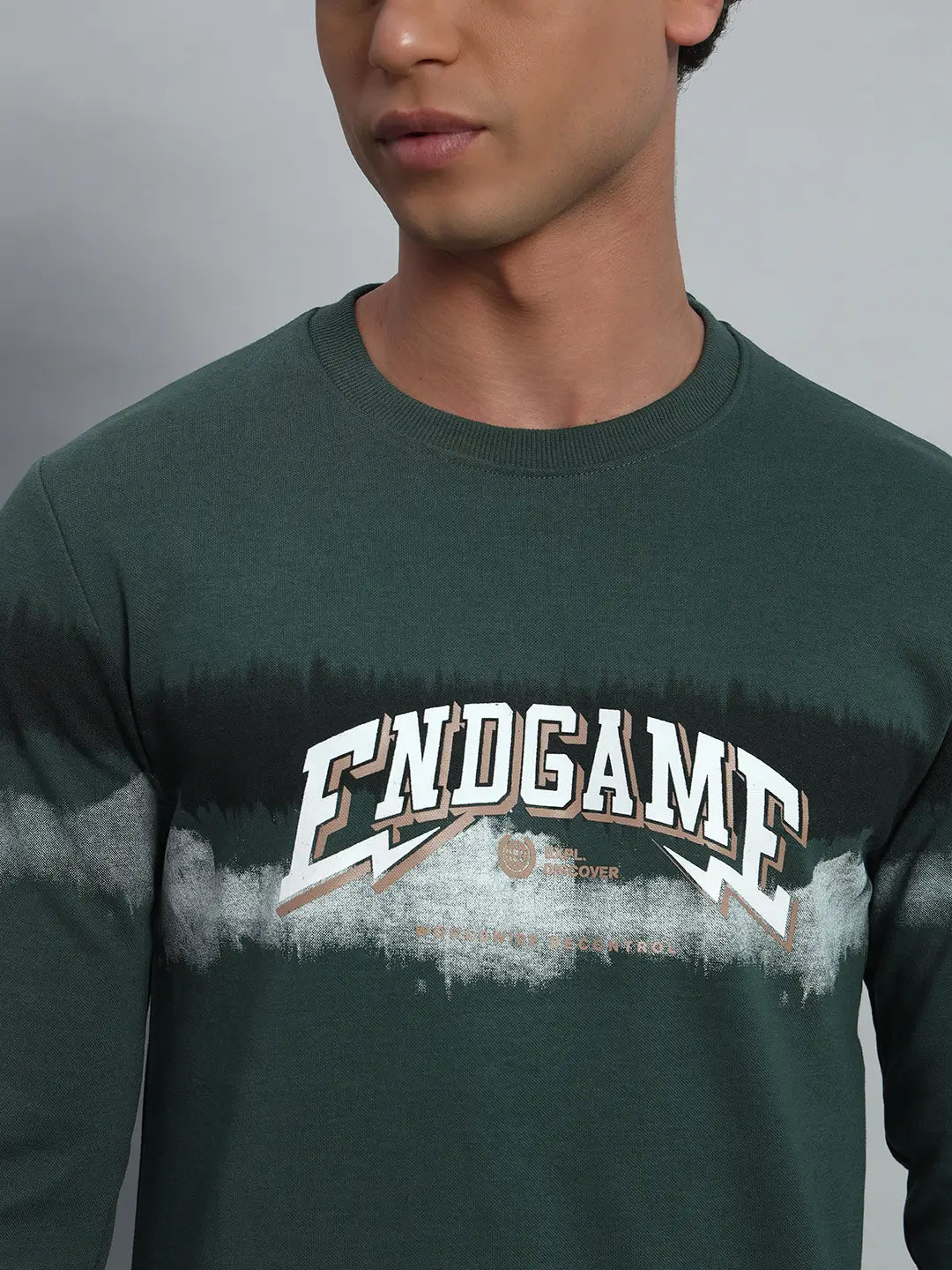 Printed Round Neck Sweatshirt [PW-JE-137]