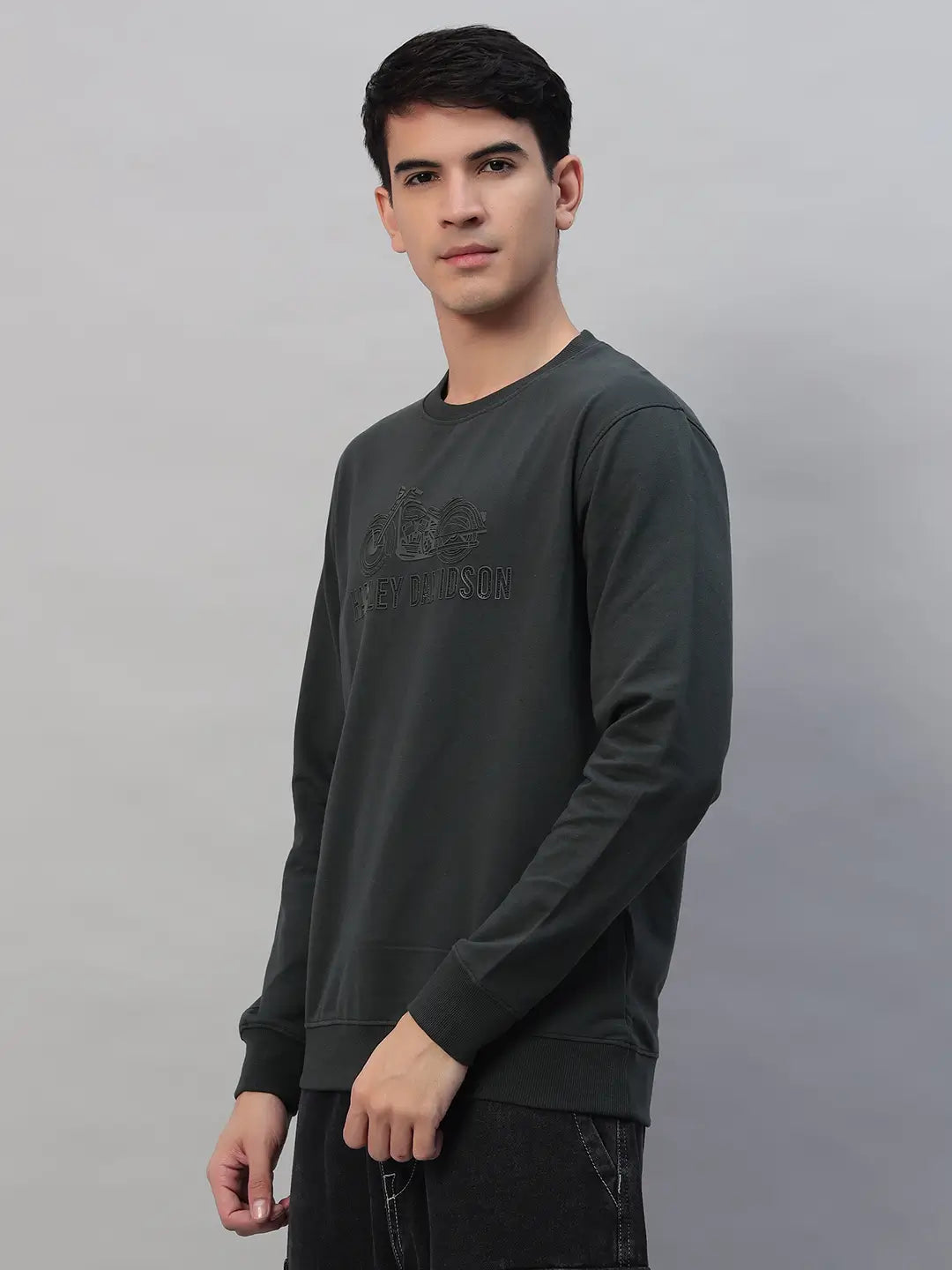 Printed Round Neck Sweatshirt [PW-Q-4341]