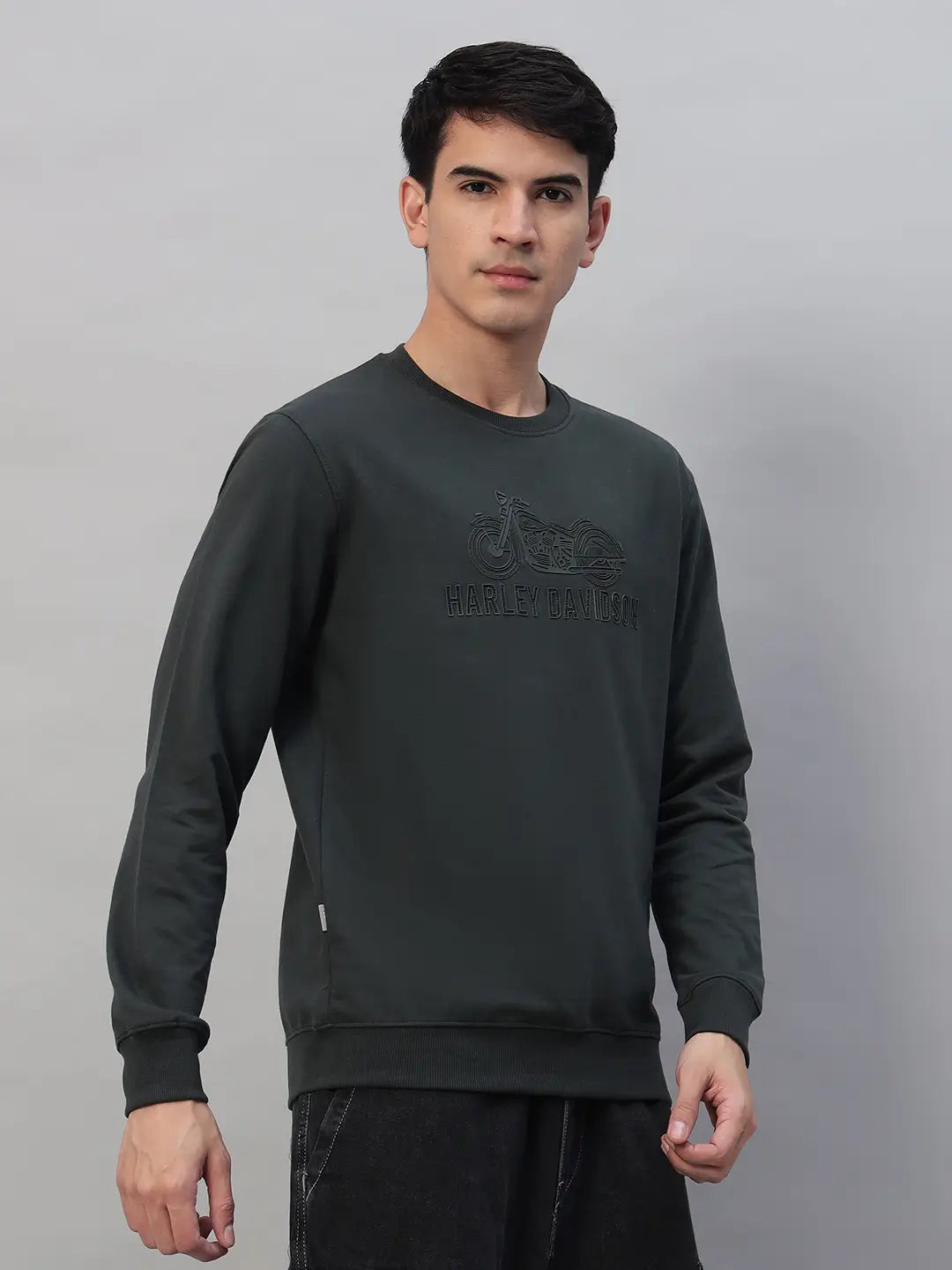 Printed Round Neck Sweatshirt [PW-Q-4341]