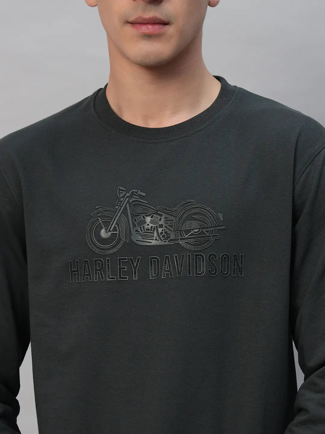 Printed Round Neck Sweatshirt [PW-Q-4341]