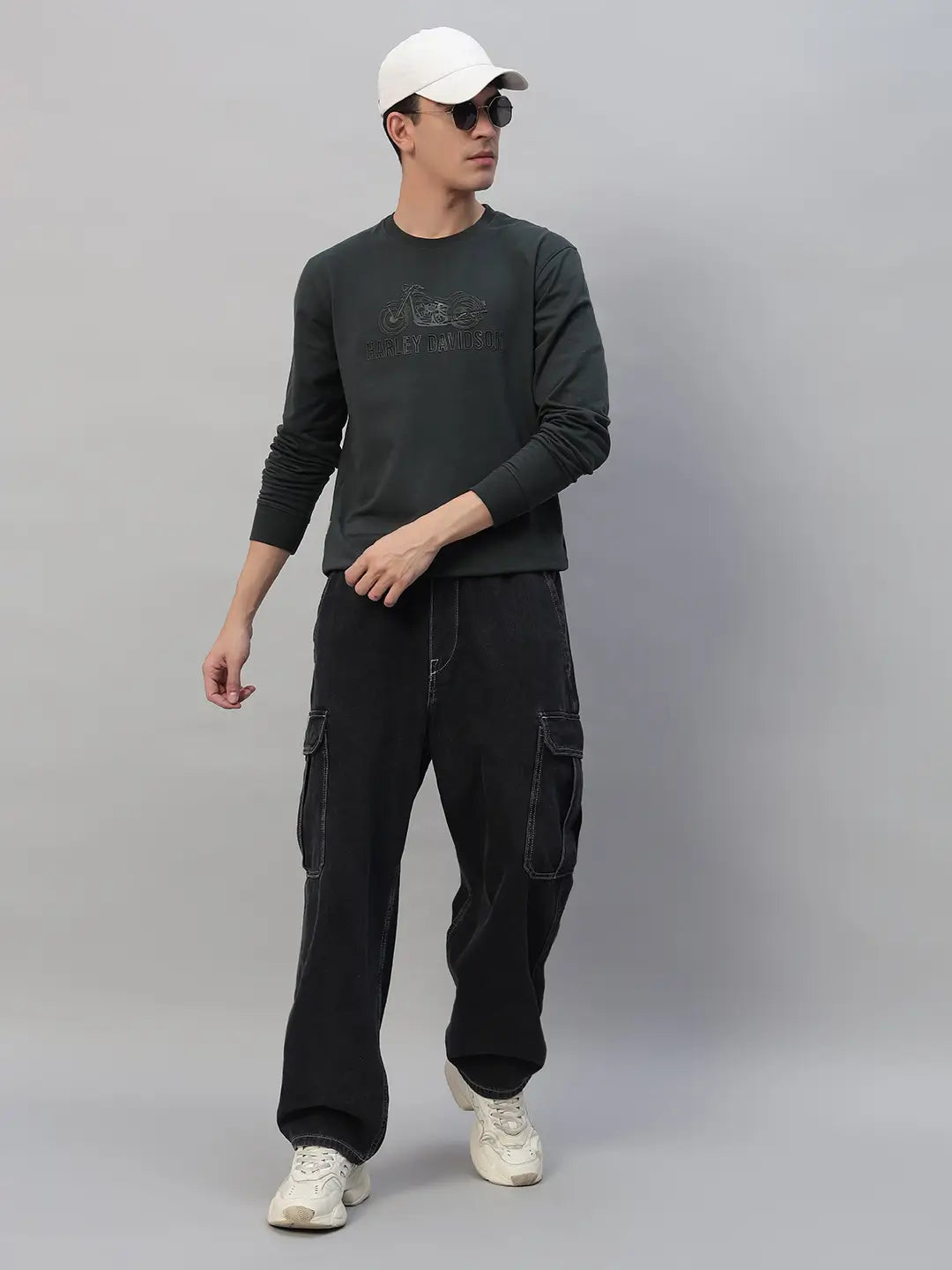 Printed Round Neck Sweatshirt [PW-Q-4341]