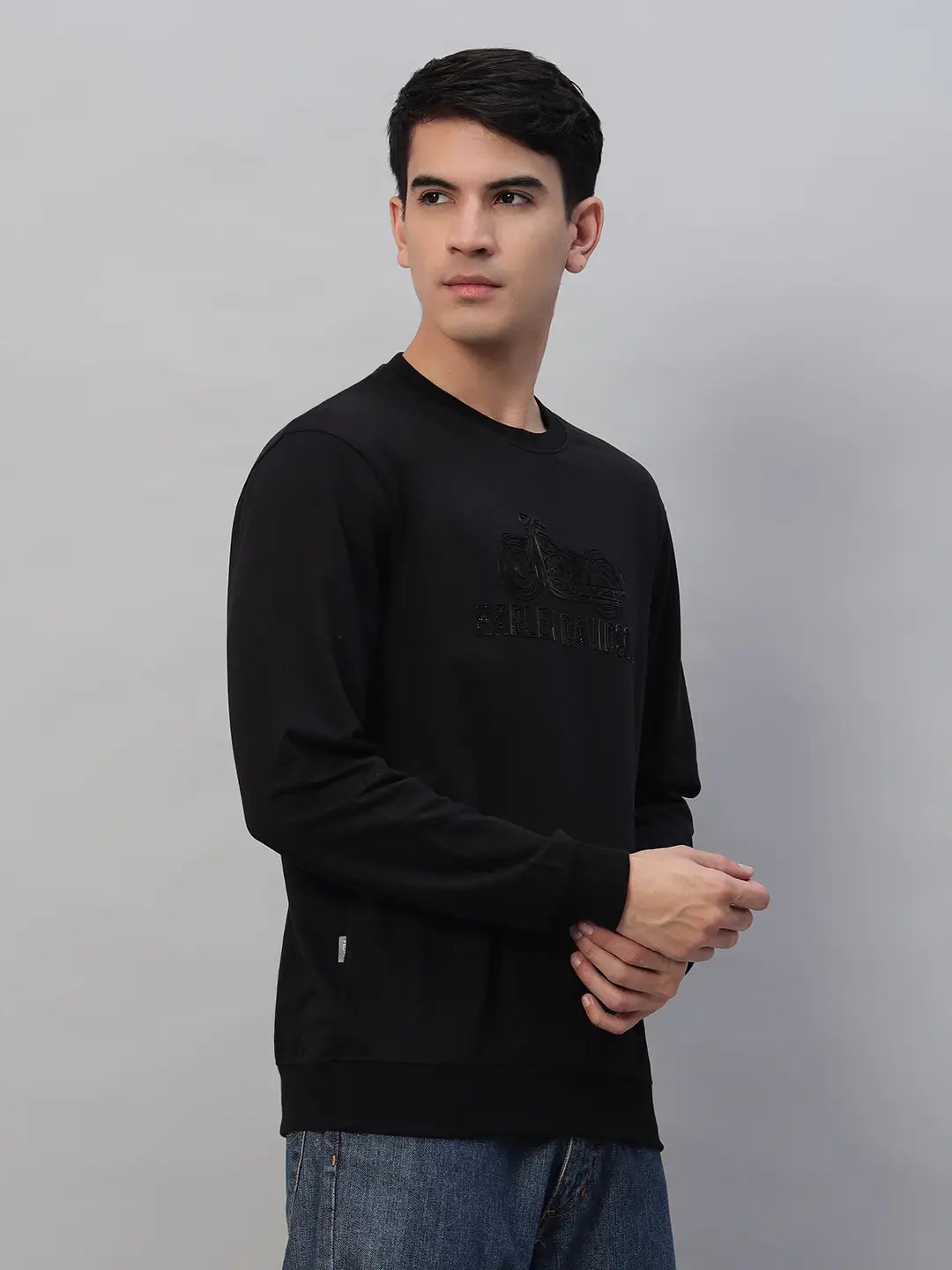 Printed Round Neck Sweatshirt [PW-Q-4341]