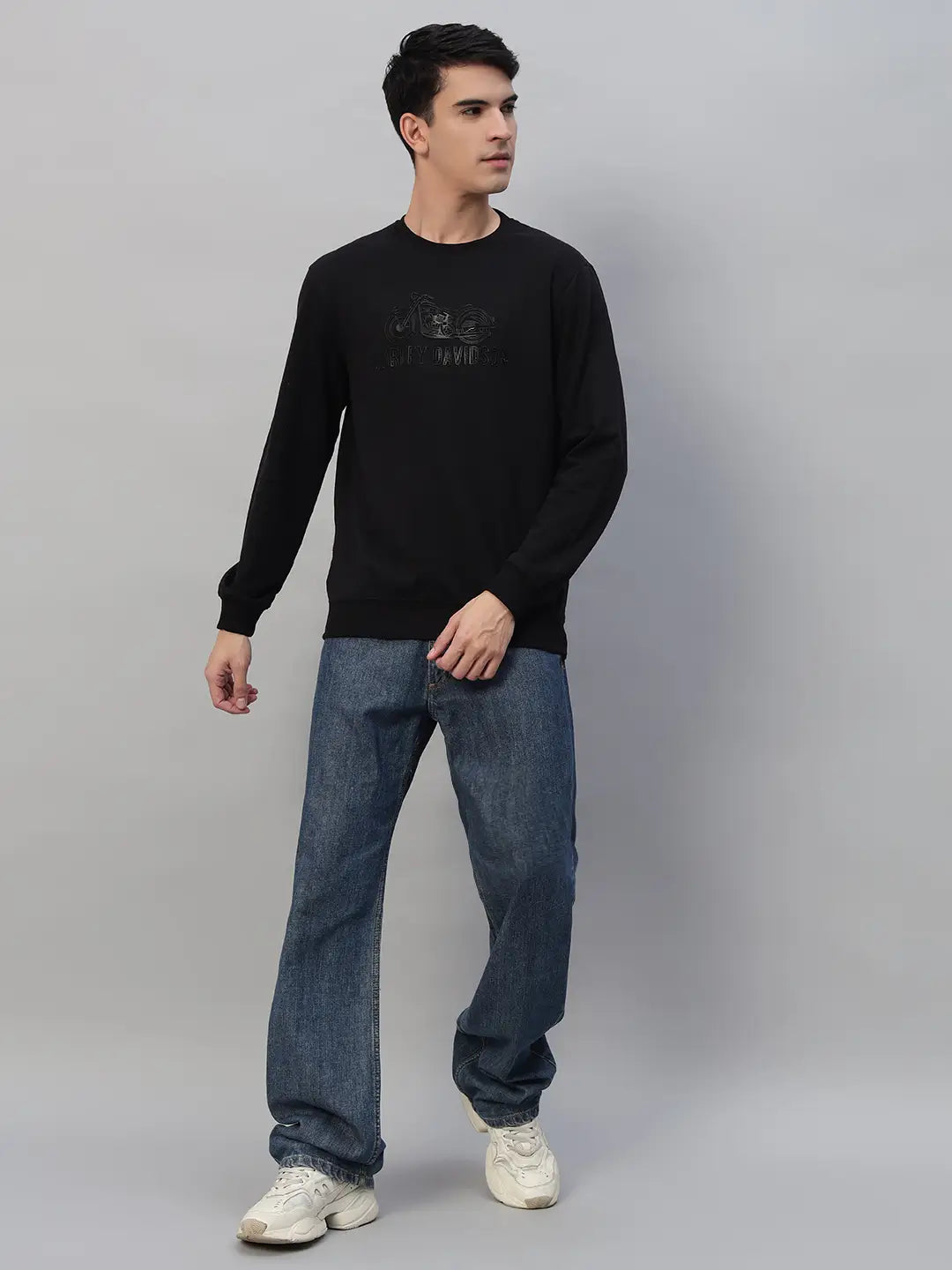 Printed Round Neck Sweatshirt [PW-Q-4341]