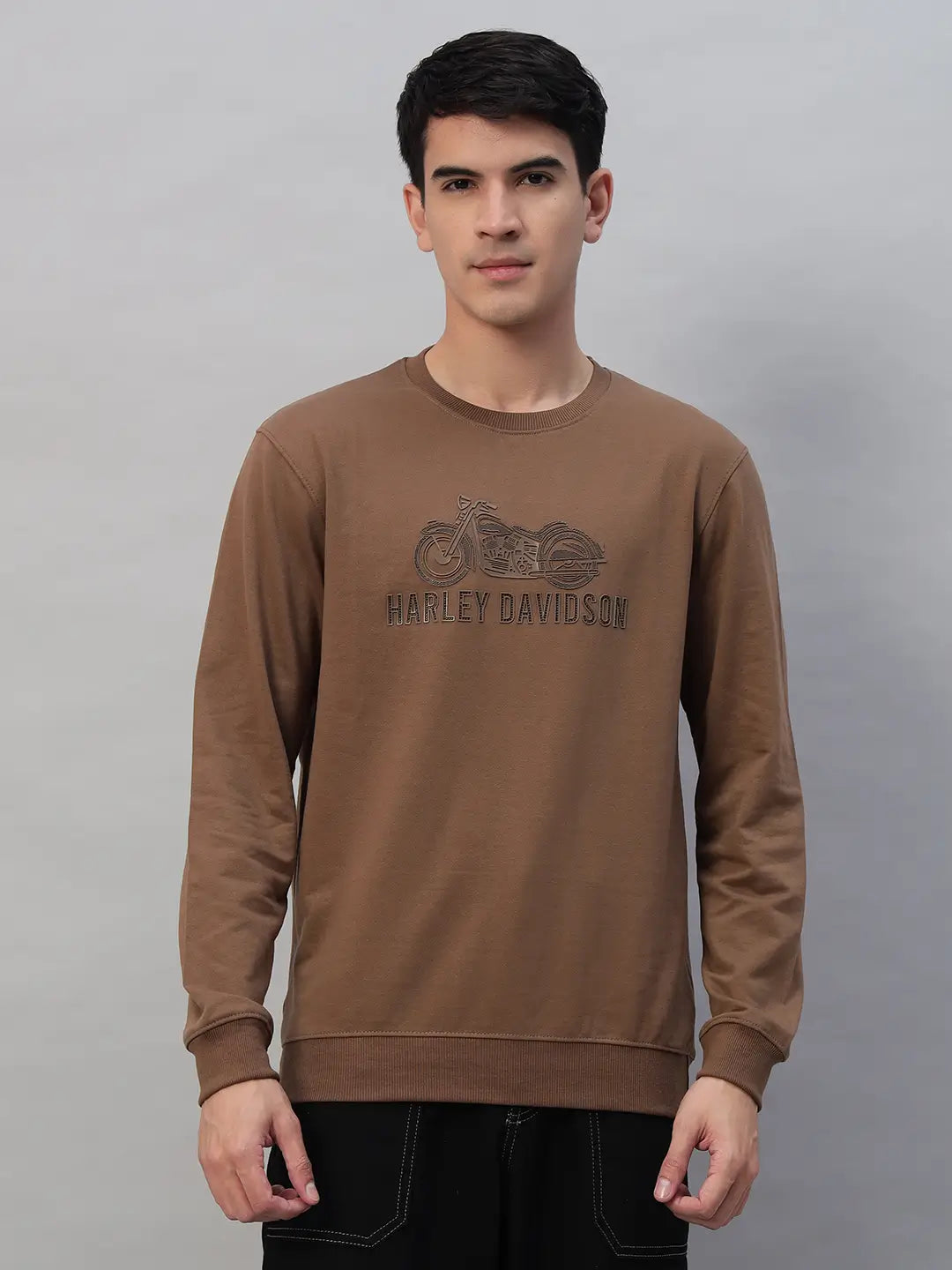 Printed Round Neck Sweatshirt [PW-Q-4341]