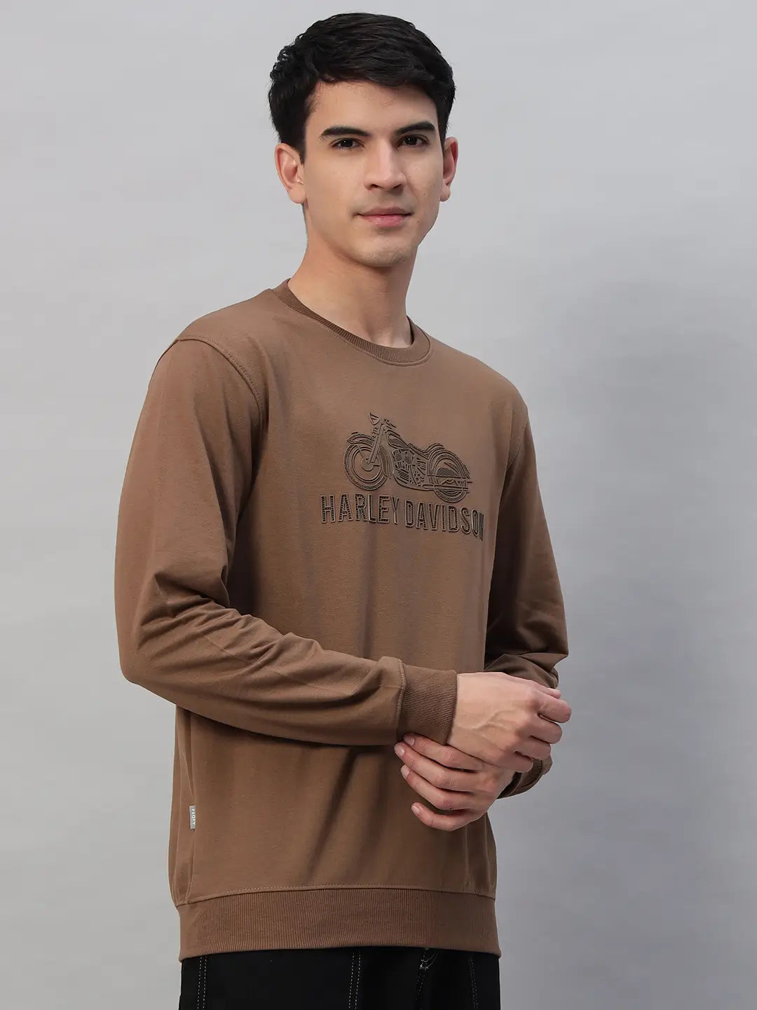Printed Round Neck Sweatshirt [PW-Q-4341]