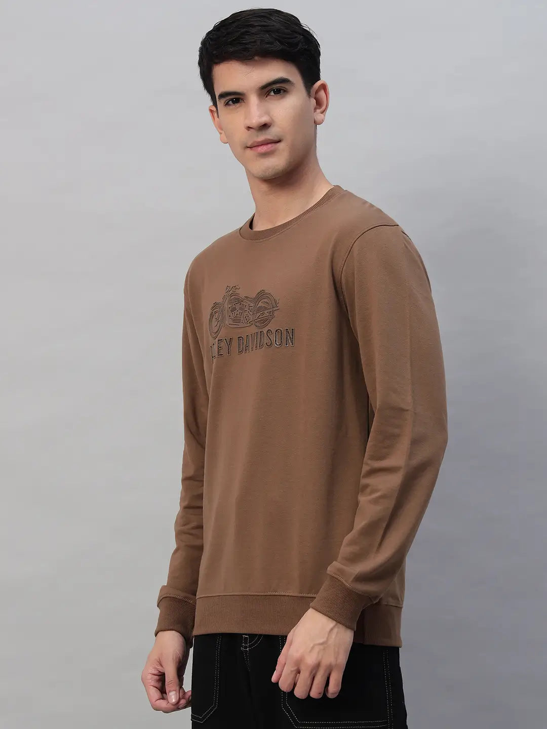 Printed Round Neck Sweatshirt [PW-Q-4341]
