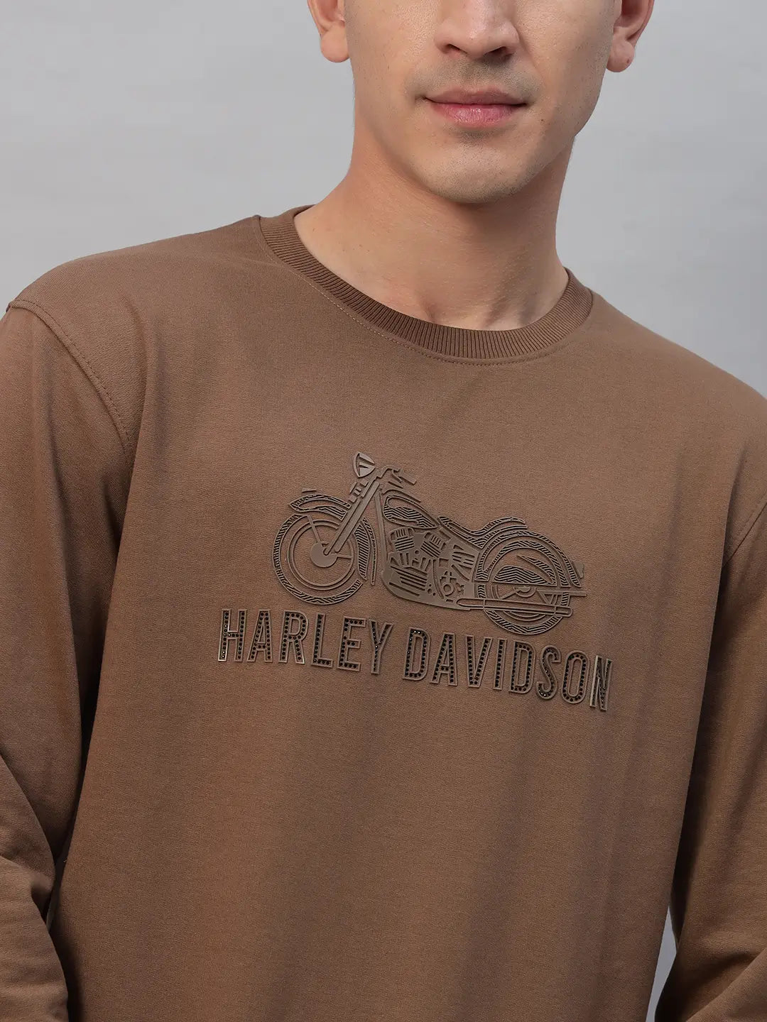 Printed Round Neck Sweatshirt [PW-Q-4341]