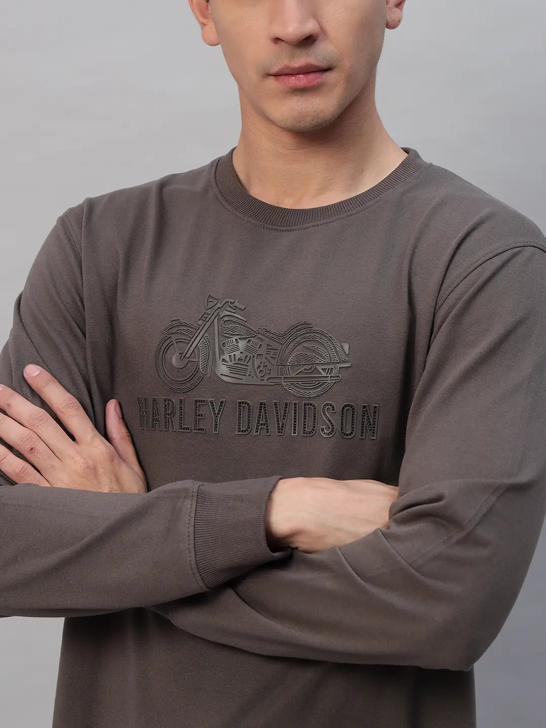 Printed Round Neck Sweatshirt [PW-Q-4341]