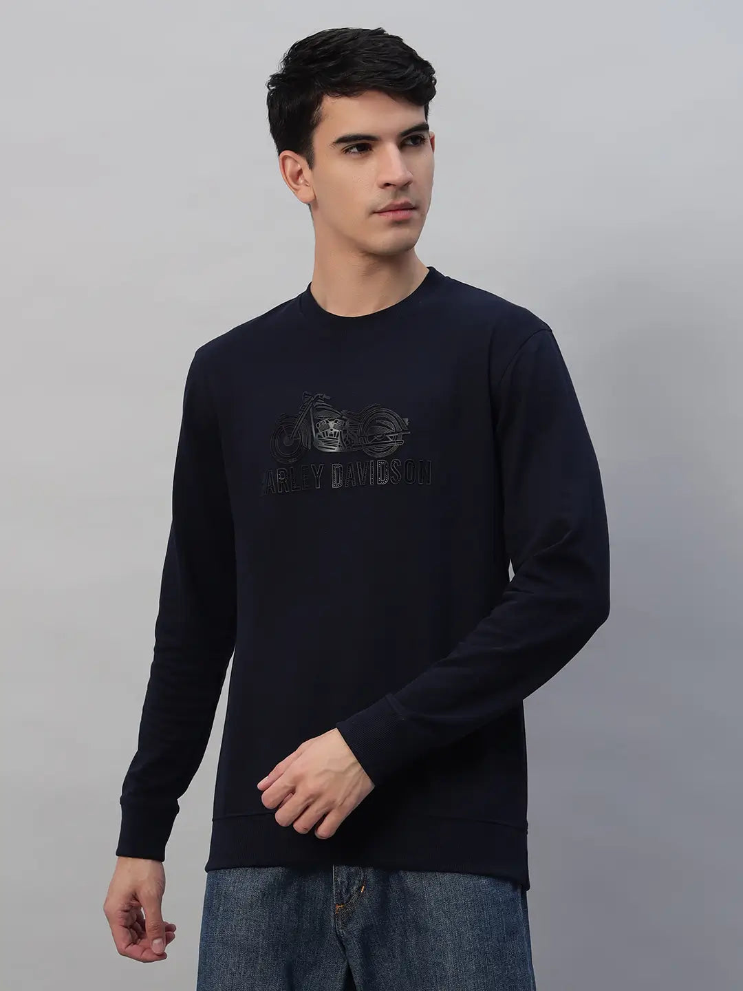 Printed Round Neck Sweatshirt [PW-Q-4341]