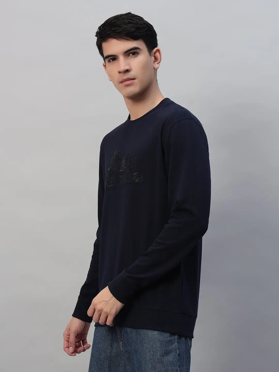 Printed Round Neck Sweatshirt [PW-Q-4341]