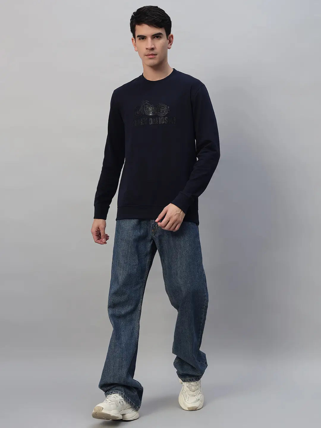 Printed Round Neck Sweatshirt [PW-Q-4341]