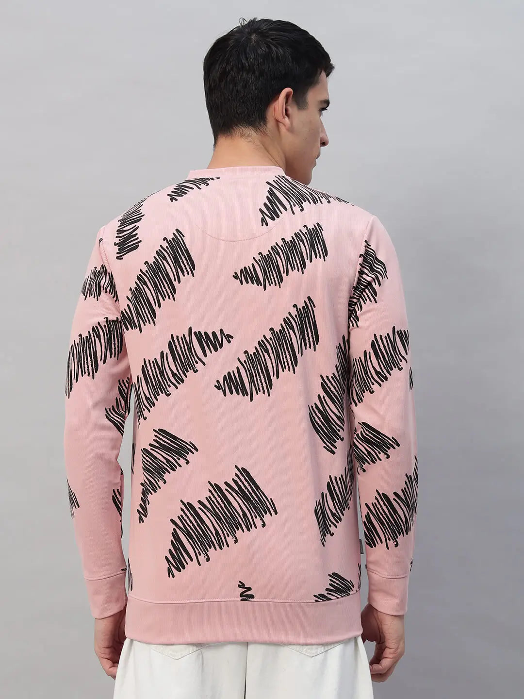 Printed Round Neck Sweatshirt [PW-Y-4336]