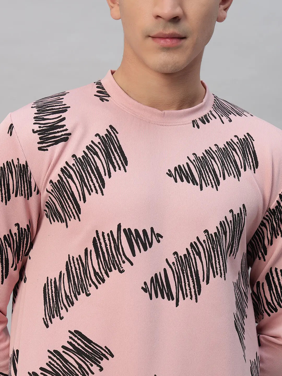 Printed Round Neck Sweatshirt [PW-Y-4336]