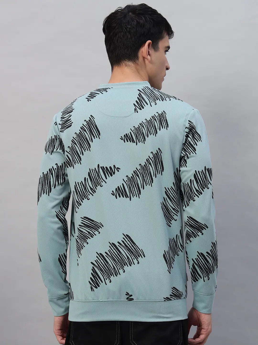 Printed Round Neck Sweatshirt [PW-Y-4336]