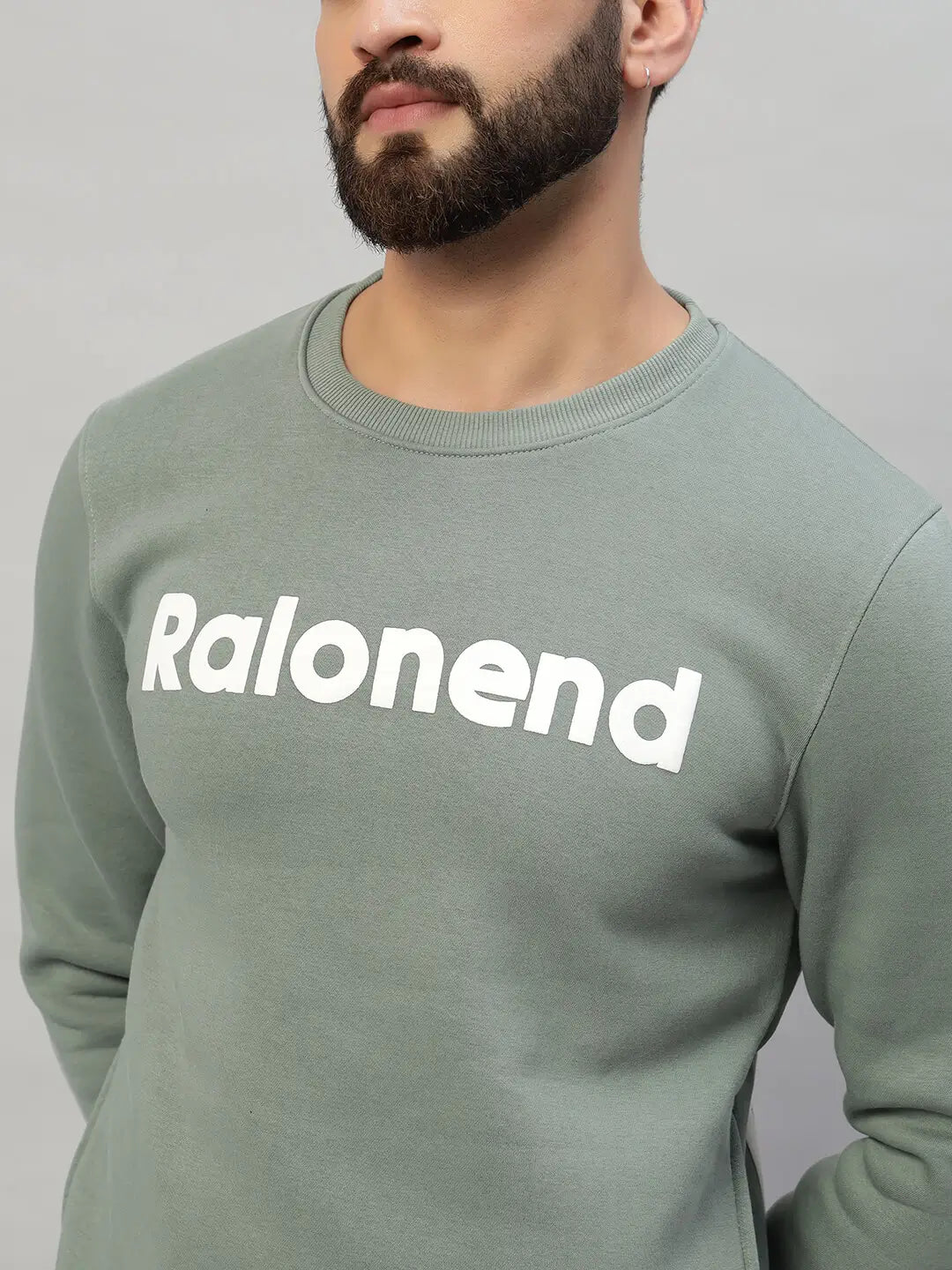 Printed Round Neck Sweatshirt [S-3492]