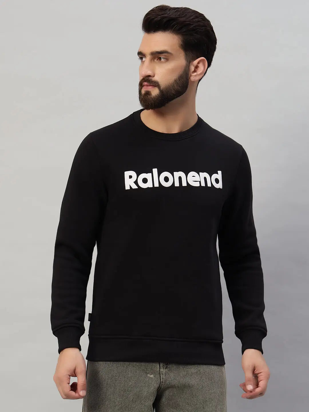 Printed Round Neck Sweatshirt [S-3492]