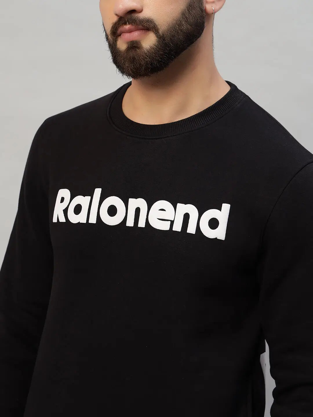 Printed Round Neck Sweatshirt [S-3492]
