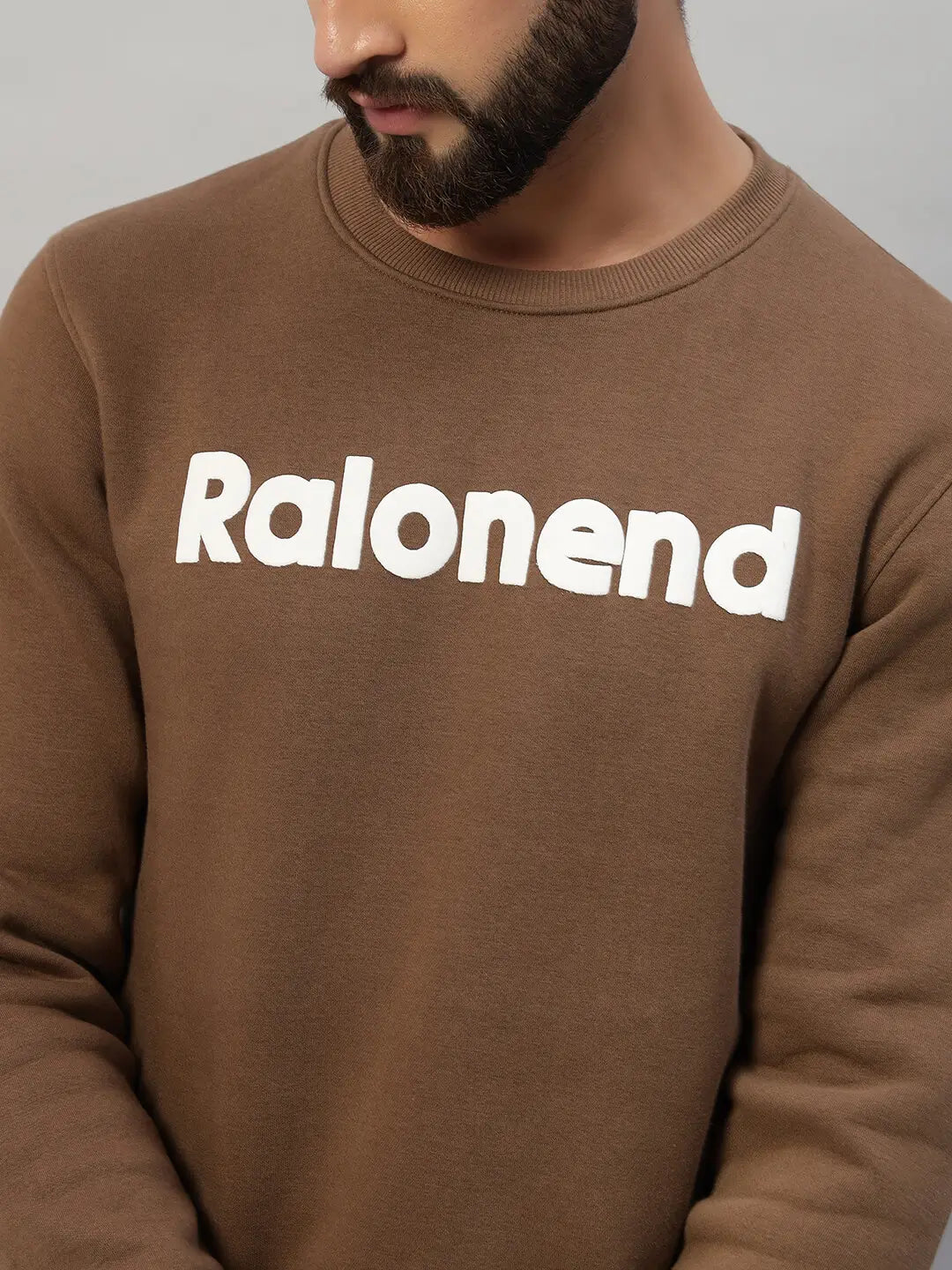Printed Round Neck Sweatshirt [S-3492]