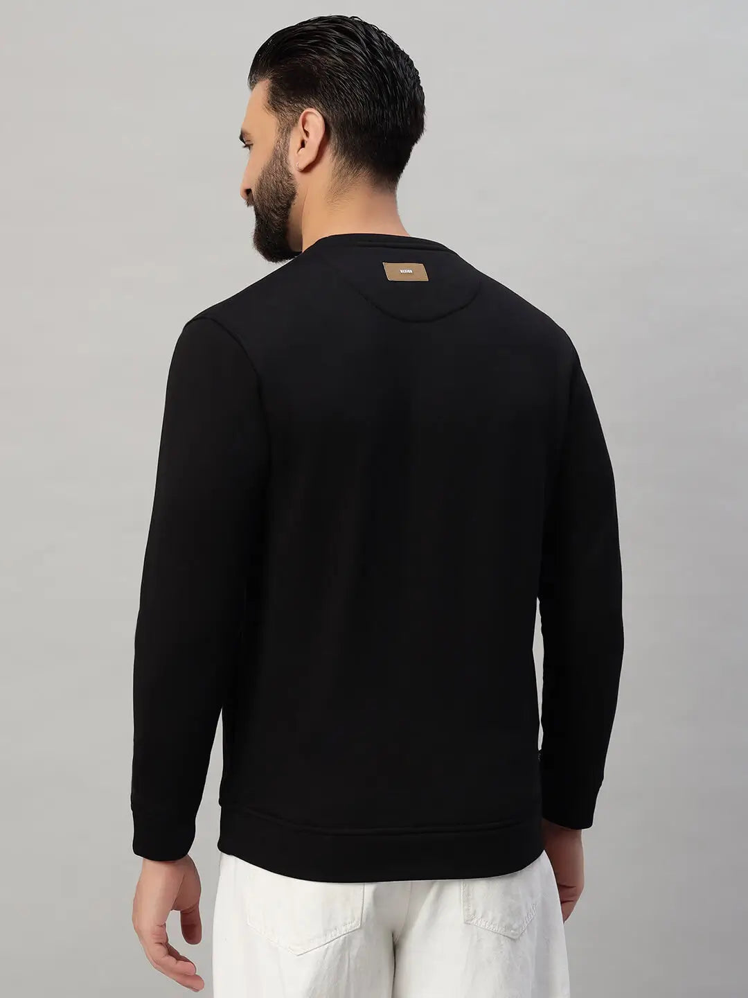 Printed Round Neck Sweatshirt [W-4048]