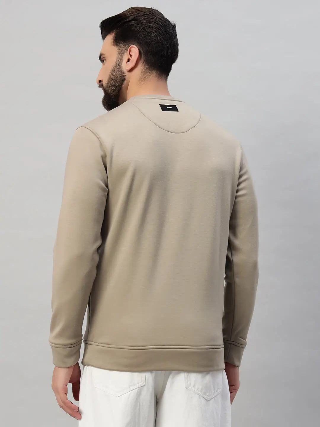 Printed Round Neck Sweatshirt [W-4048]